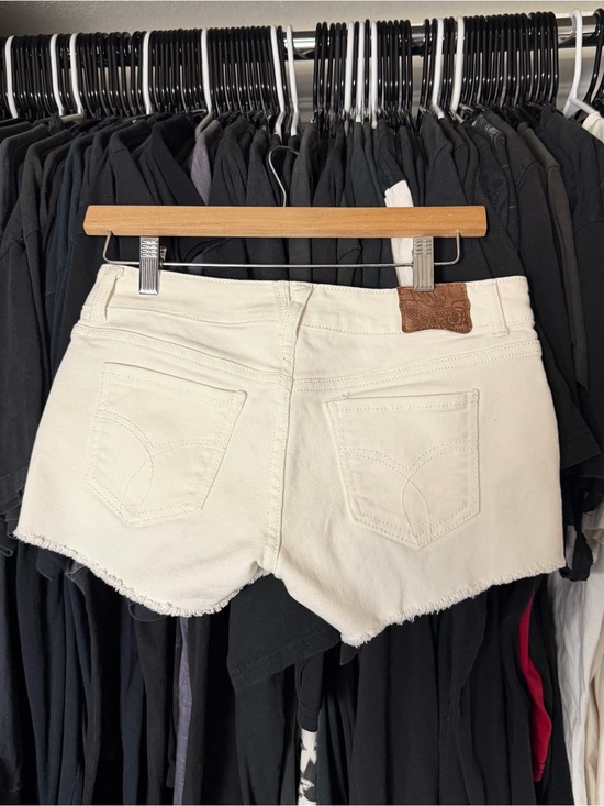 Paris Blues Pants - Paris Blues Cut Off Jean Shorts Womens Size 5 30W White Short Shorts Booty Short